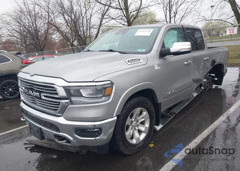 2021 Ram 1500 Laramie 4X4 5'7 Box z USA, uszkodzony, nr VIN 1C6SRFJT6MN580347